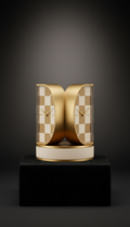 Horloge acier poli miroir