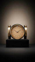 Horloge murale laiton satiné